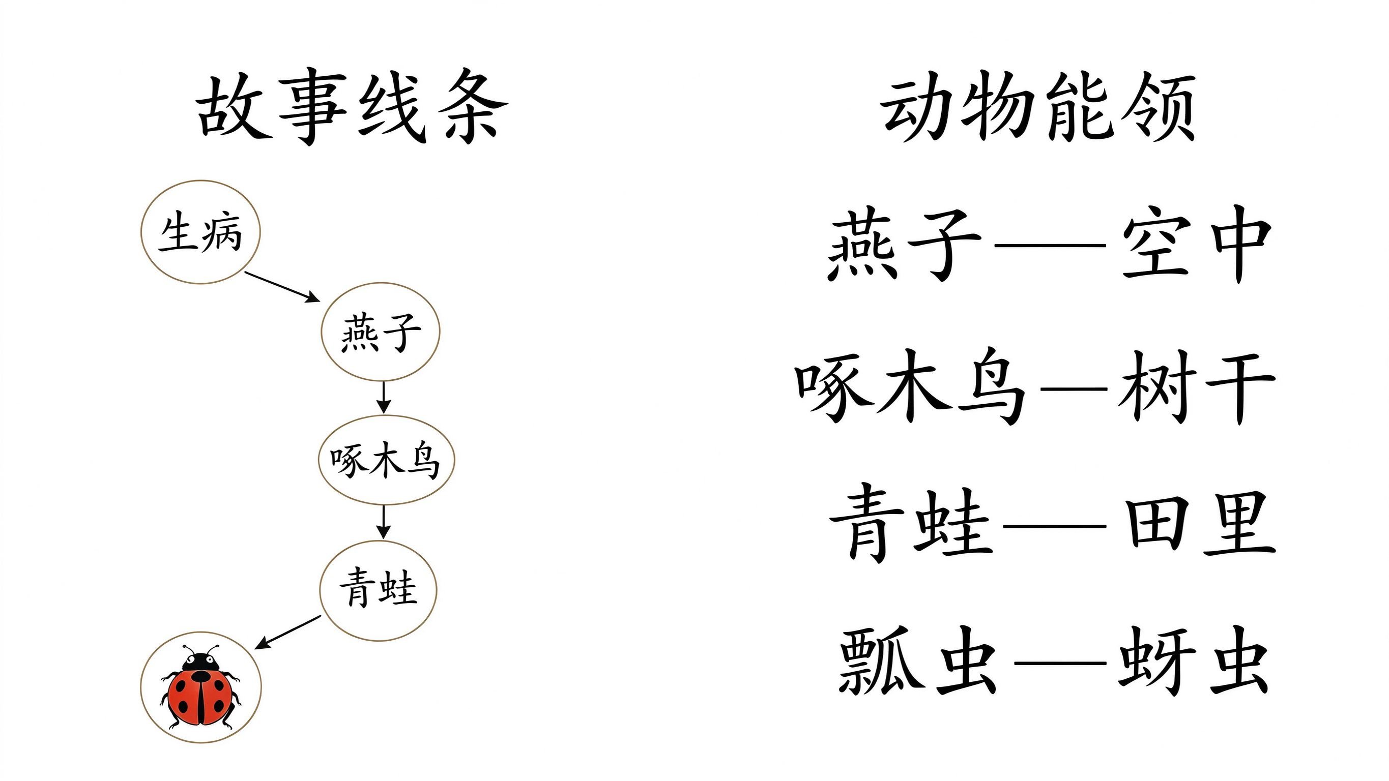 棉花姑娘板书设计结构图