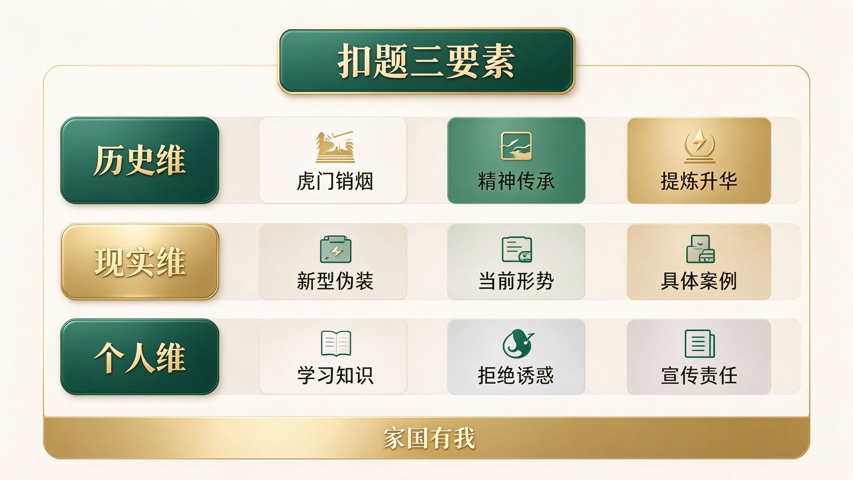 百年禁毒家国有我征文扣题三要素速查表:历史维现实维个人维
